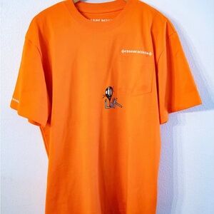 Chrome Hearts Matty Boy Link Orange Short-Sleeve Tee